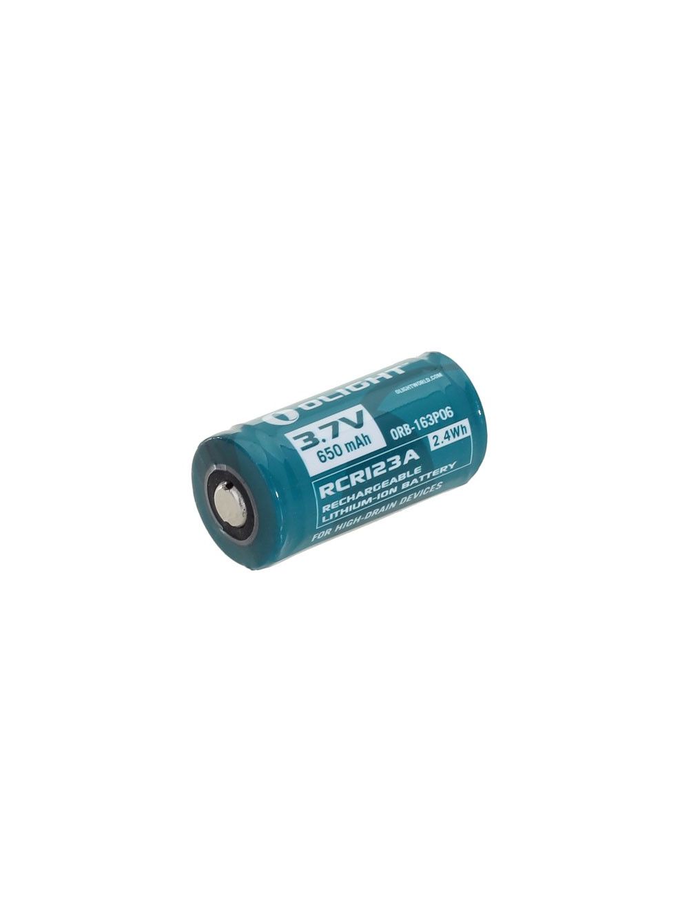 Oplaad batterij Olight RCR123A 3.7V 650mAh nu € 9.95 | | De specialist in Olight het Batterijen assortiment| Rien de