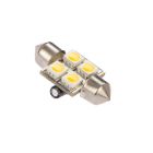 Buis 31mm, 10-30VDC 0.8W/8W, WW