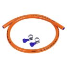 Hd slang 1mtr + 2 slangklemmen