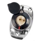 Voet voor toplicht RVS zwart