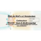 Cadeaubon € 40,=