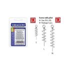 Dragon Srew Stinger met Pin en enkele dreg maat 1/0 lengte 10cm