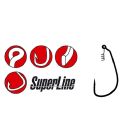 WORM EWG HOOKS SPRING LOCK BLACK # 3/0  