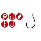 OCTOPUS CIRCLE HOOKS BLACK #4