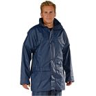 Regenjas PU blauw