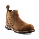 Werkschoen Instapper, Copper Crazy Horse leder,