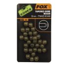 Fox Edges 6mm Tapered Bore Beads x 30 - trans khaki