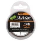 Fox Edges Illusion Flurocarbon Leader x 50m 0.50mm / 30lb / 13.64kg - trans khaki