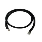 Accukabel met ogen 25mm2 zwart met m8 ogen