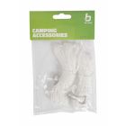 Scheerlijn + Spanners - Ø 3 mm - Nylon Wit