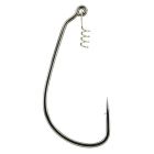 WORM EWG HOOKS SPRING LOCK BLACK # 4/0  
