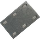 Stroppenplaat voor opdraaisteun