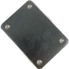 Stroppenplaat / klemplaat 63 x 123 mm 4 gaats