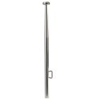 Vlaggenstok RVS 120cm Recht