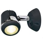 Spot lamp zwart 12 en 24 volt