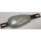 Anode aluminium montage gaten 0.5 kg