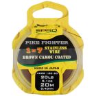 1X7 BROWN COATED WIRE 20LB 20M          