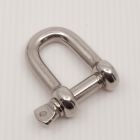 D-Sluiting kort gesmeed / A4 316 RVS