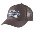Rugged Flex™ Twill Mesh-Back Script Patch Cap Dark Sepia