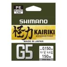 Shimano Kairiki G5 150m 0.15mm 5.5kg Steel Gray
