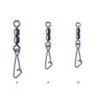 CONNEX DOUBLE FEEDER SWIVEL WITH HOOKED SNAP 8