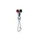 CONNEX FEEDER BEAD SWIVEL WITH HOOKED SNAP LARGE