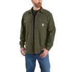 Rugged Flex™ Relaxed Fit Canvas Fleece-Lined Shirt Jac Basil