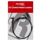 Roz. 7x7 Coated Steelon Leaders 35cm 20lb 2pcs