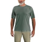 Carhartt Force Sun Defender™ Relaxed Logo T-Shirt Green Slate Heather