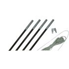 Fiberglas Stokkenset 9.5mm 4.00-4.5meter