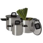 RVS Pannenset Dublin XL, 3dlg grey