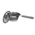 Pan met deksel en vouwgreep