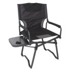 Camping klapstoel Sisteron black/ grey