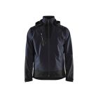 Softshell jack donker marine blauw/zwart