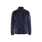 Fleecejack donker marine blauw/zwart