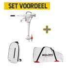 Wolong flowstar 1.5 kortstaart met knuppel en accu