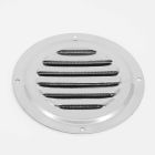 Ventilatierooster rond rvs 102+horgaas