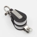 2 Schijfs blok harpsluiting/hondsvot 8x34shb