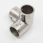 Railing drieweghoekconnector, 22 mm. / A4