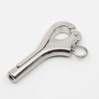 Pelikaanhaak M6 x 75 mm. BL:1.200 Kg. / A4