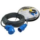 Cee aansluitsnoer+winkelkoppeling 20 meter