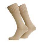 Legersokken 70% wol beige