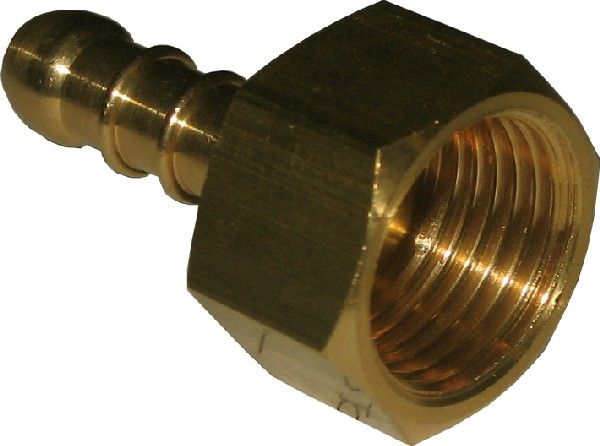 No-skive slangpilaar RVS - Metrisch 90° gebogen met O-ring - serie