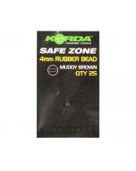 Safe_Zone_4mm_Rubber_Bead_Brown___25_pcs