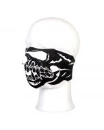Biker mask half face skull big mouth 110