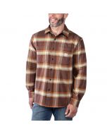 Rugged_flex_relaxed_fit_midweight_flanel_overhemd_chestnut