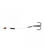 Treble Hook Stingers DRAGON nylon Leader 6cm hook size 8  3stuks