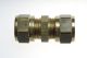Rechte koppeling gas10 - 10 mm