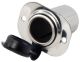 12 volt inbouw contactdoos rvs met klep