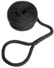 Landvast met oog 7 meter 12mm  Zwart